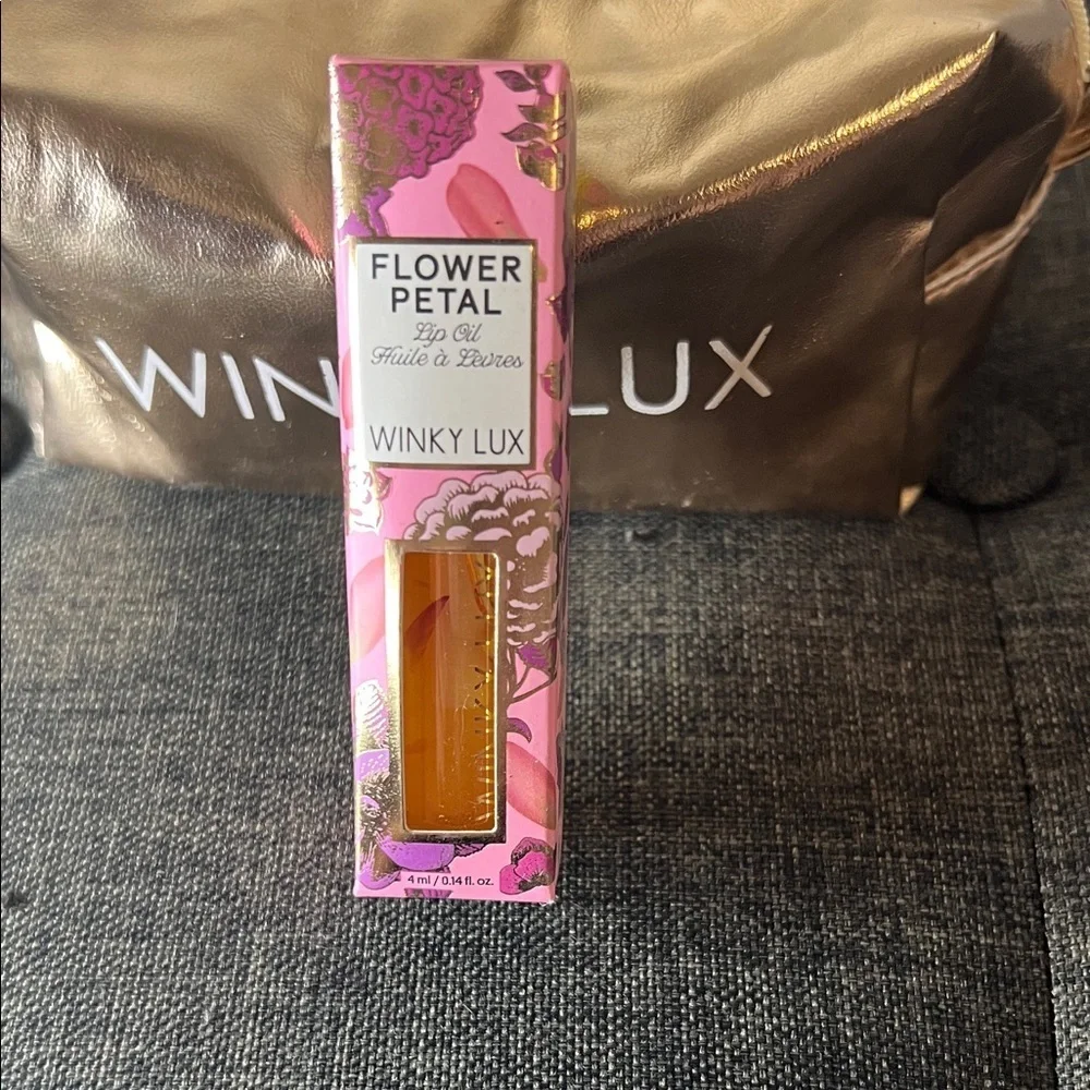 WINKY LUX Flower Petal Lip Oil - Gold Infusion